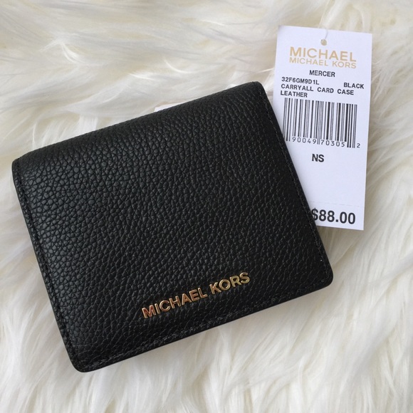 Black mk wallet women's Clearance